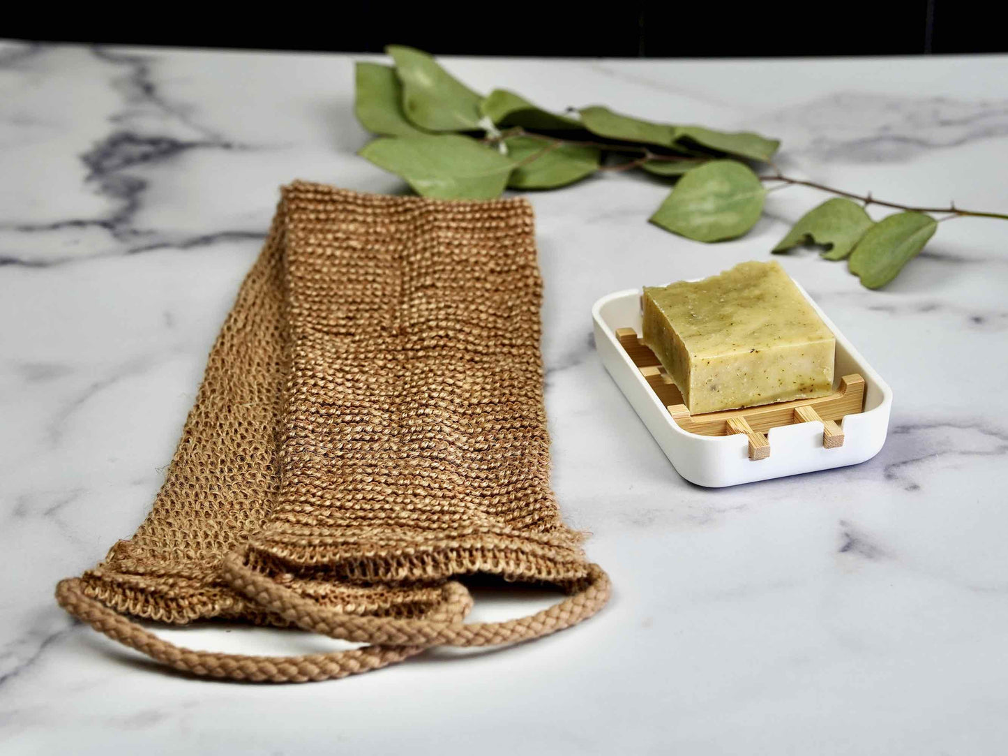 Natural Sisal Back and Body Washcloth Strap