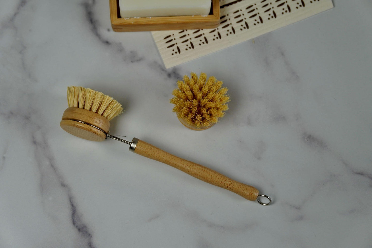 Sisal Dish Brush With Replaceable Head