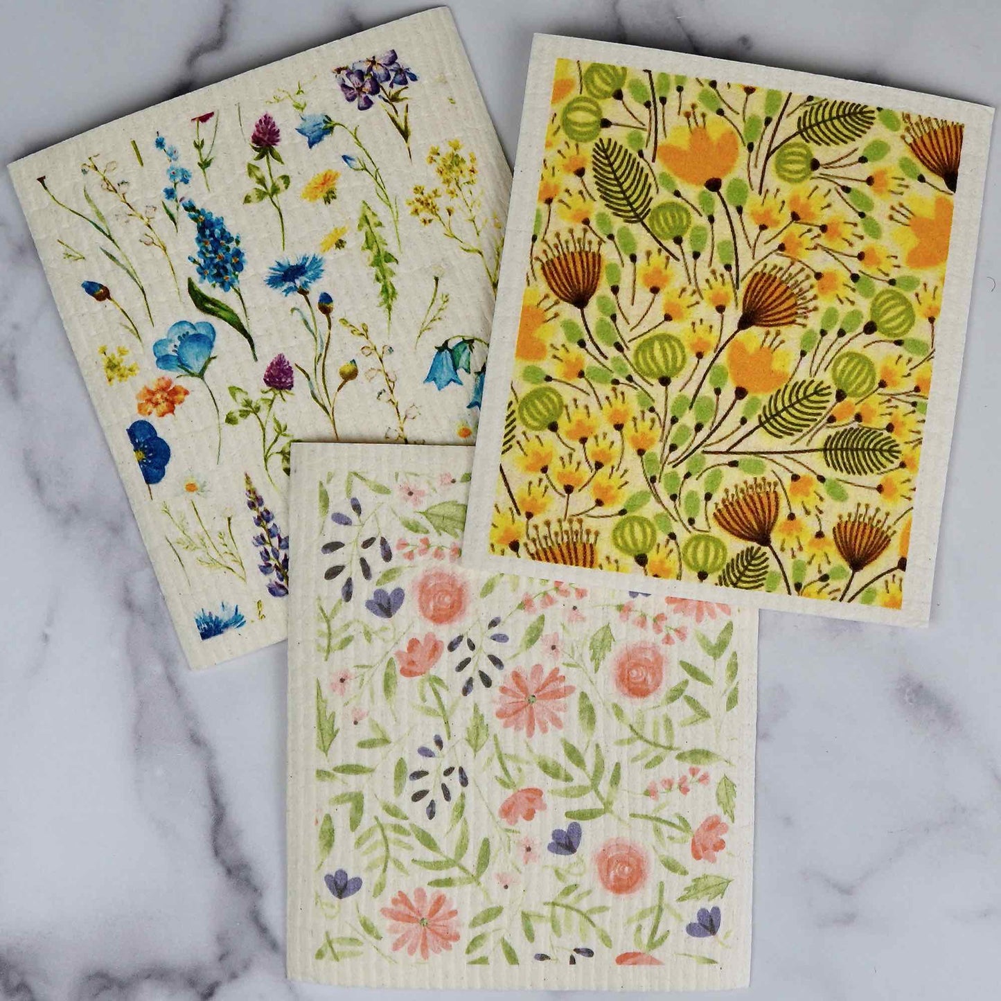 Swedish Dishcloths - Wildflowers