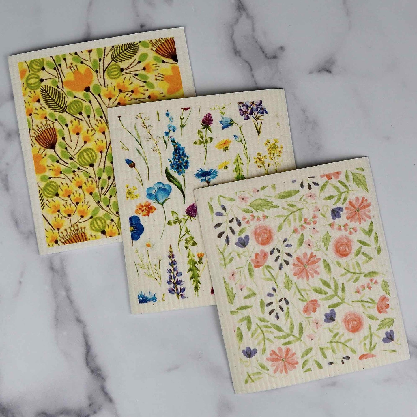 Swedish Dishcloths - Wildflowers
