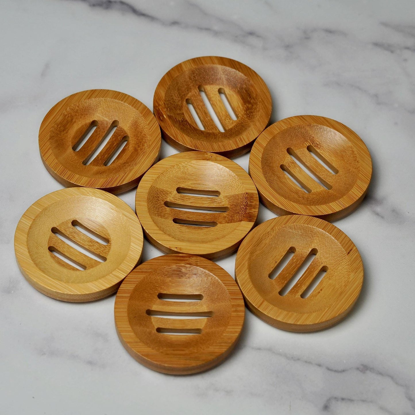 Round Bamboo Dish