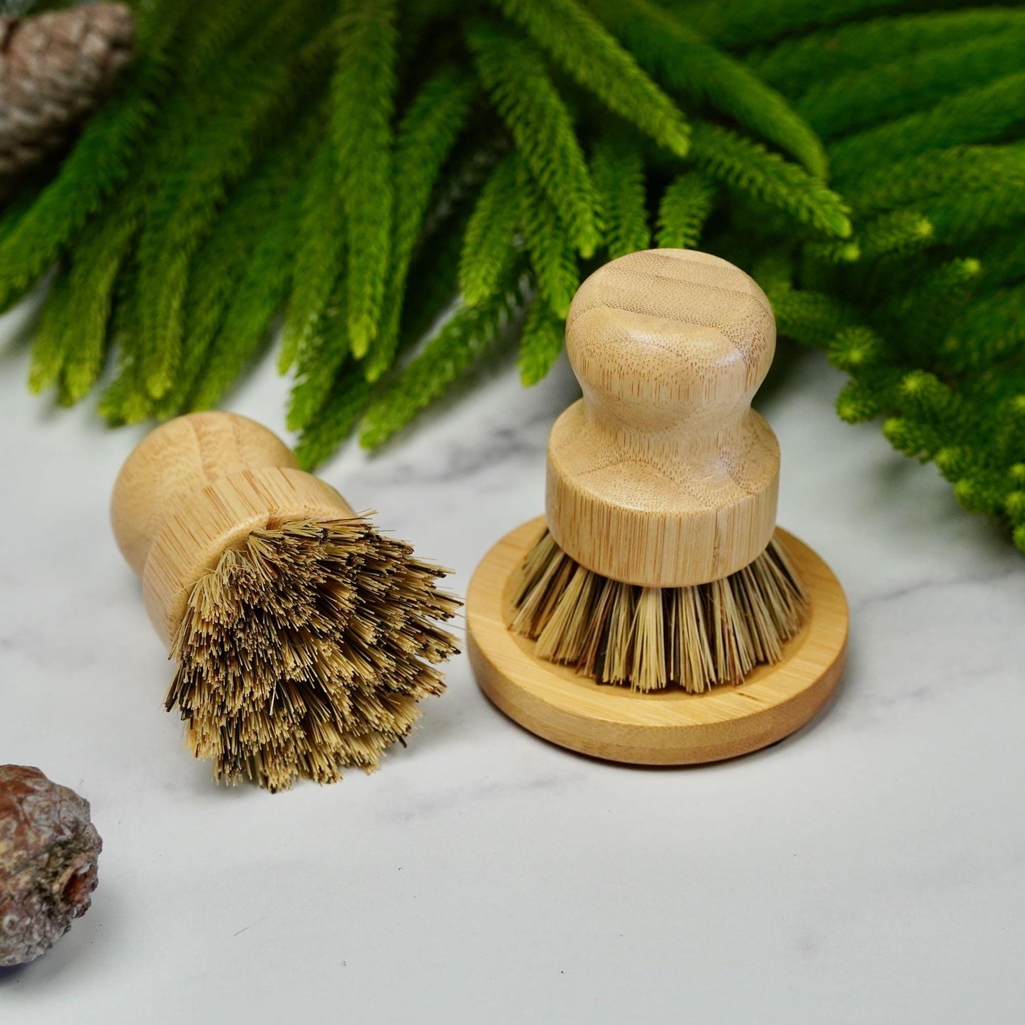 Sisal & Palm Pot Brush