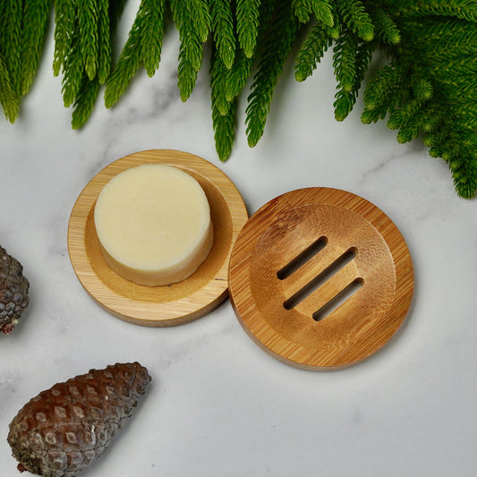 Round Bamboo Dish