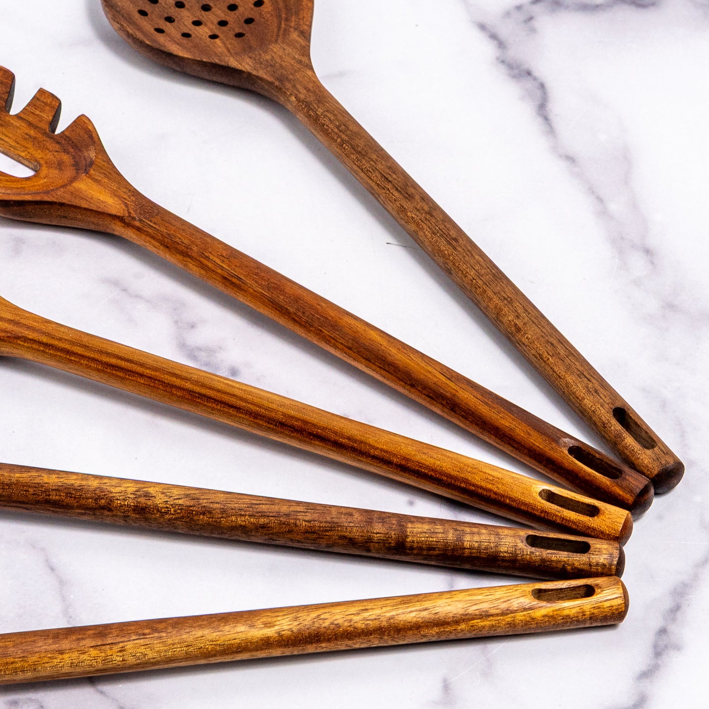 Acacia Wood Cooking Utensil Set