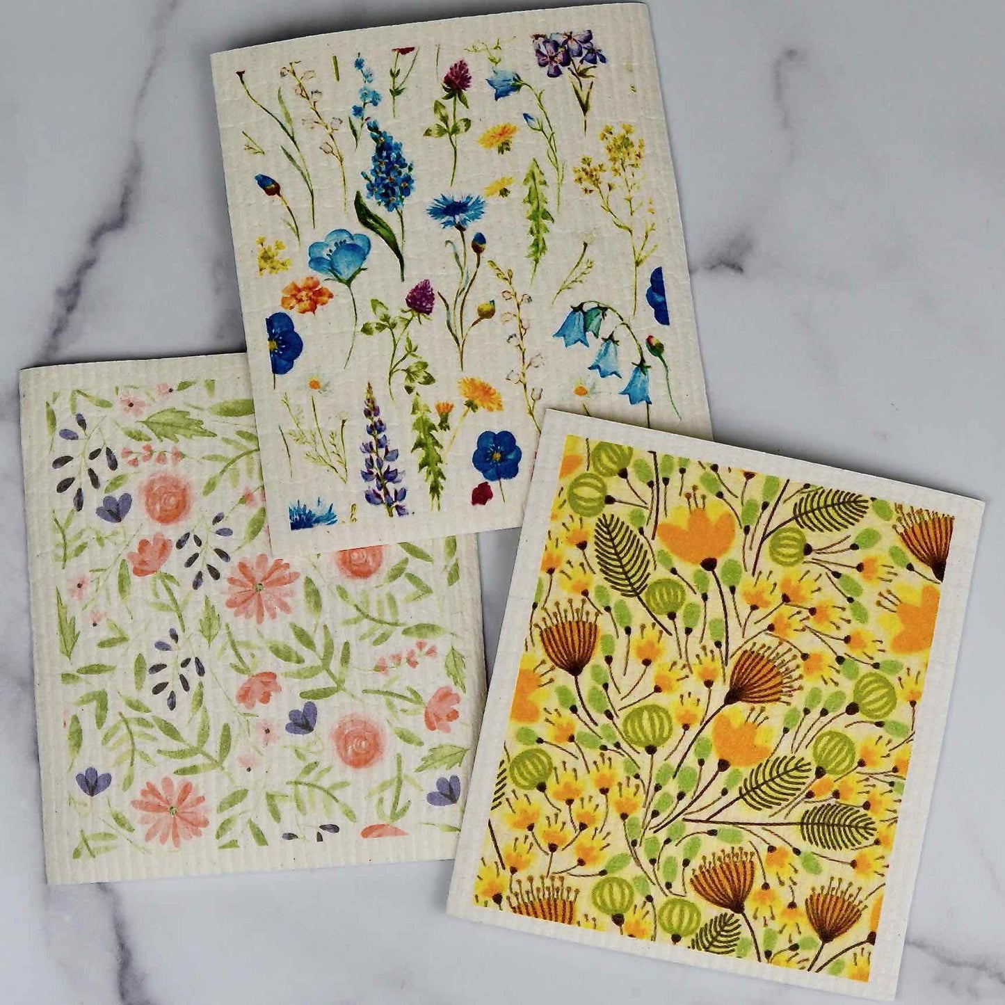 Swedish Dishcloths - Wildflowers