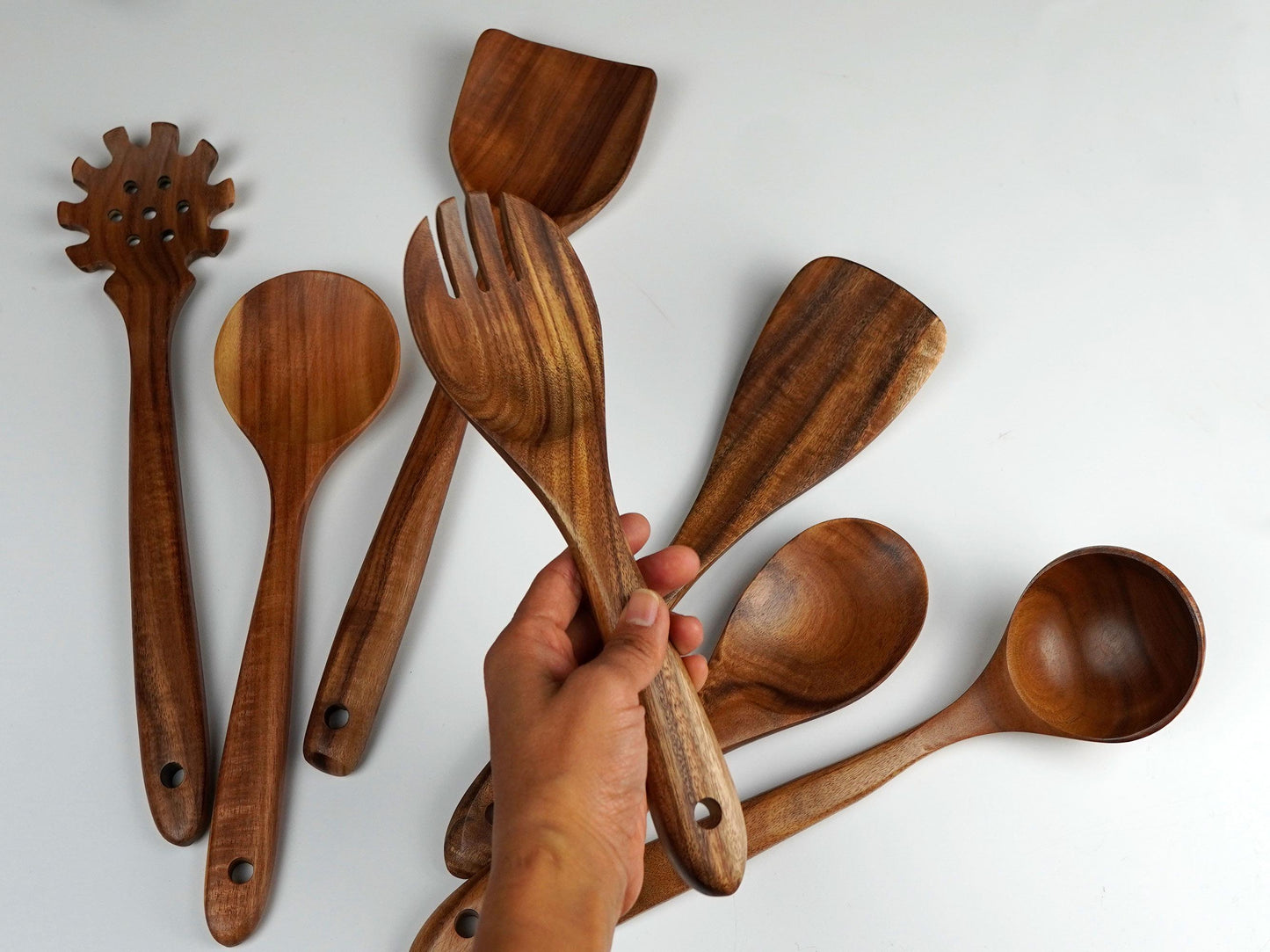 Teak Wood Utensil Set