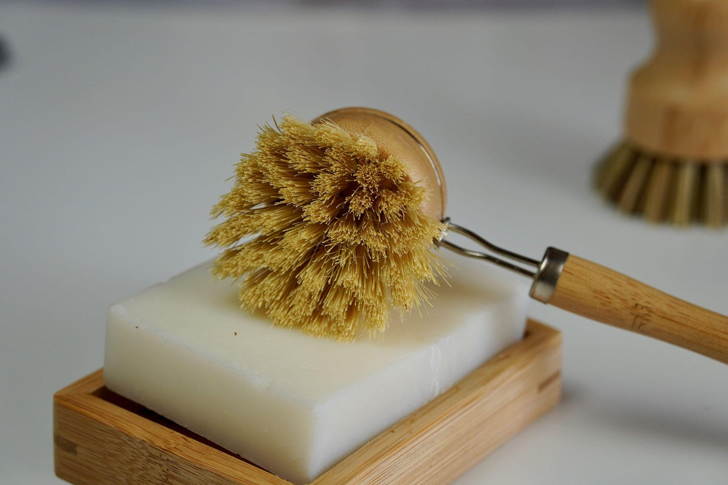 Sisal Dish Brush With Replaceable Head