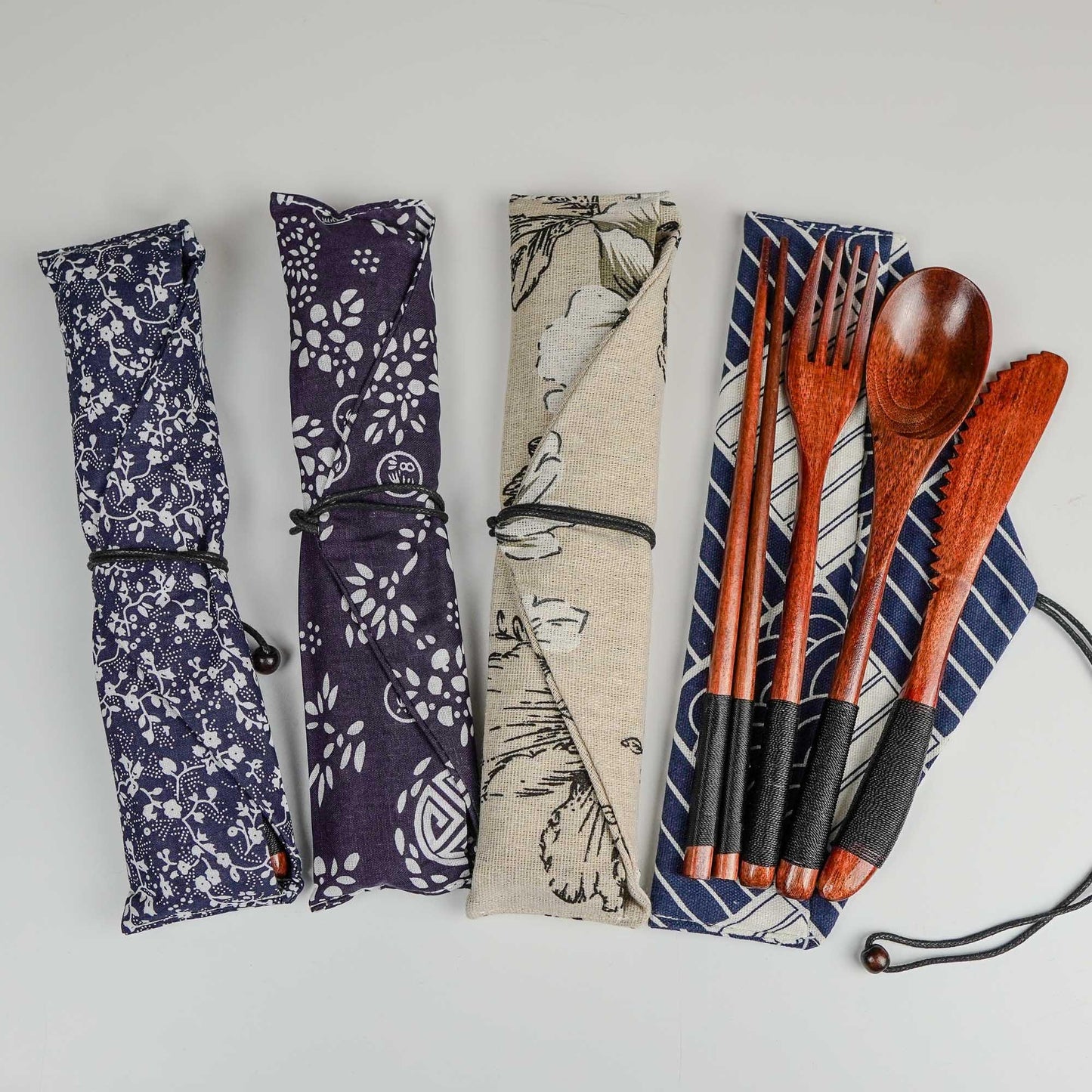 Wooden Utensil Travel Set