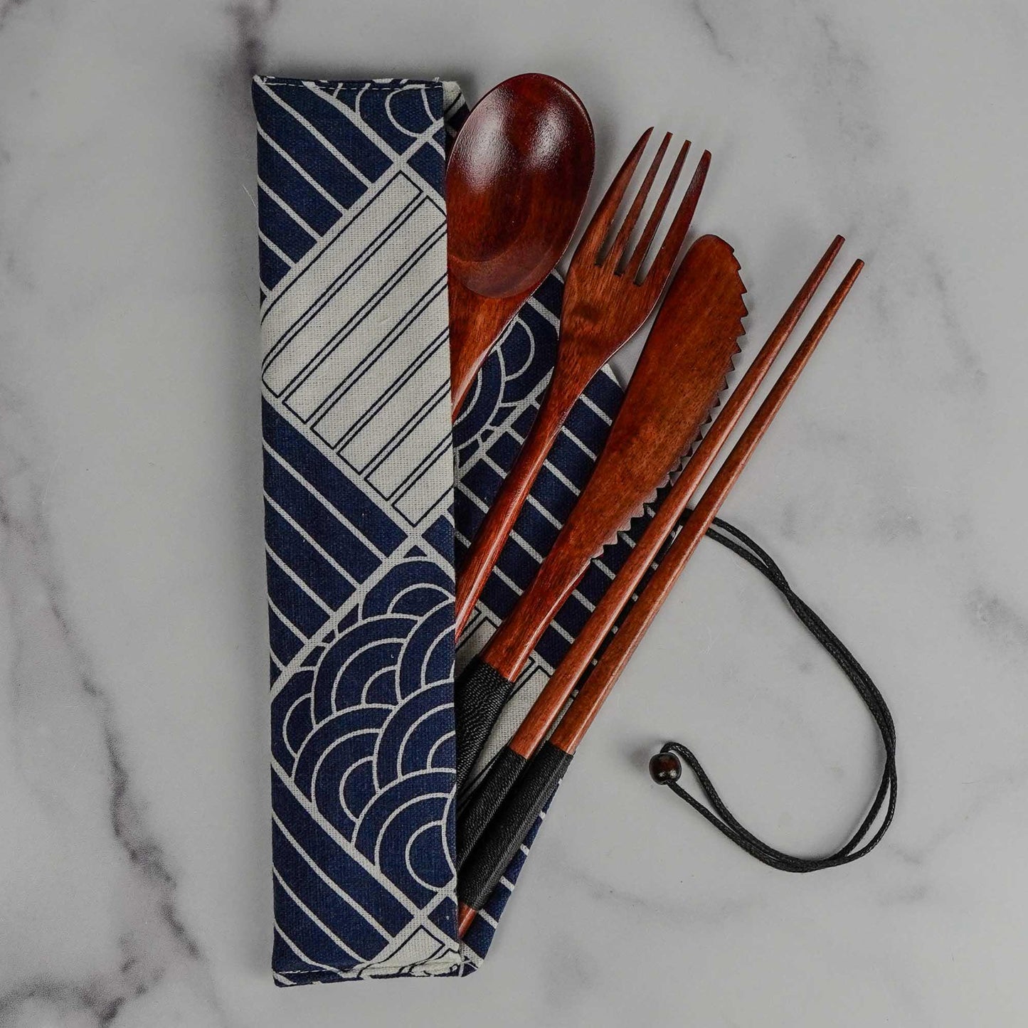 Wooden Utensil Travel Set