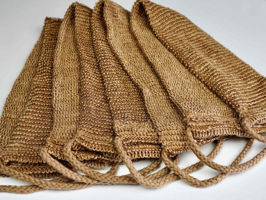Natural Sisal Back and Body Washcloth Strap