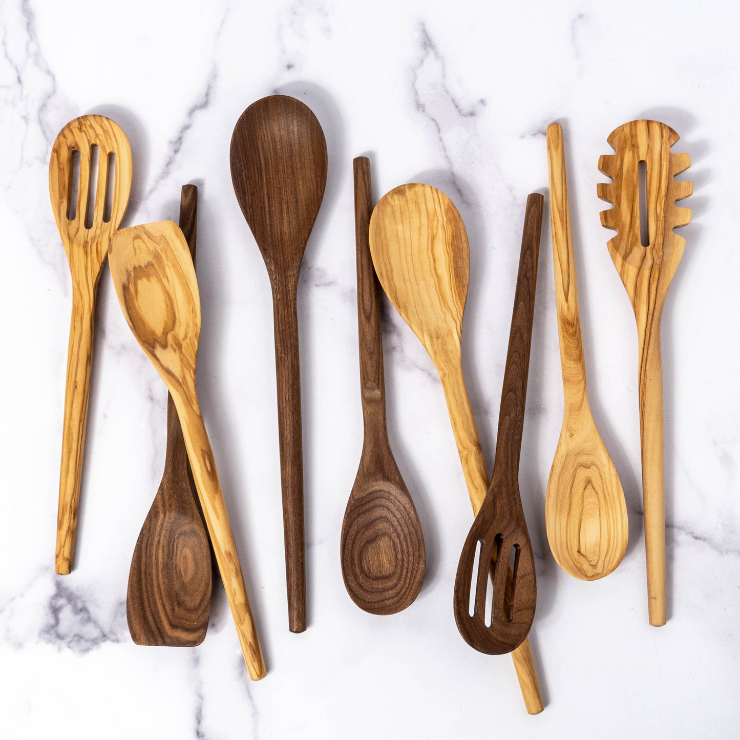 Walnut Wood Cooking Utensil Set