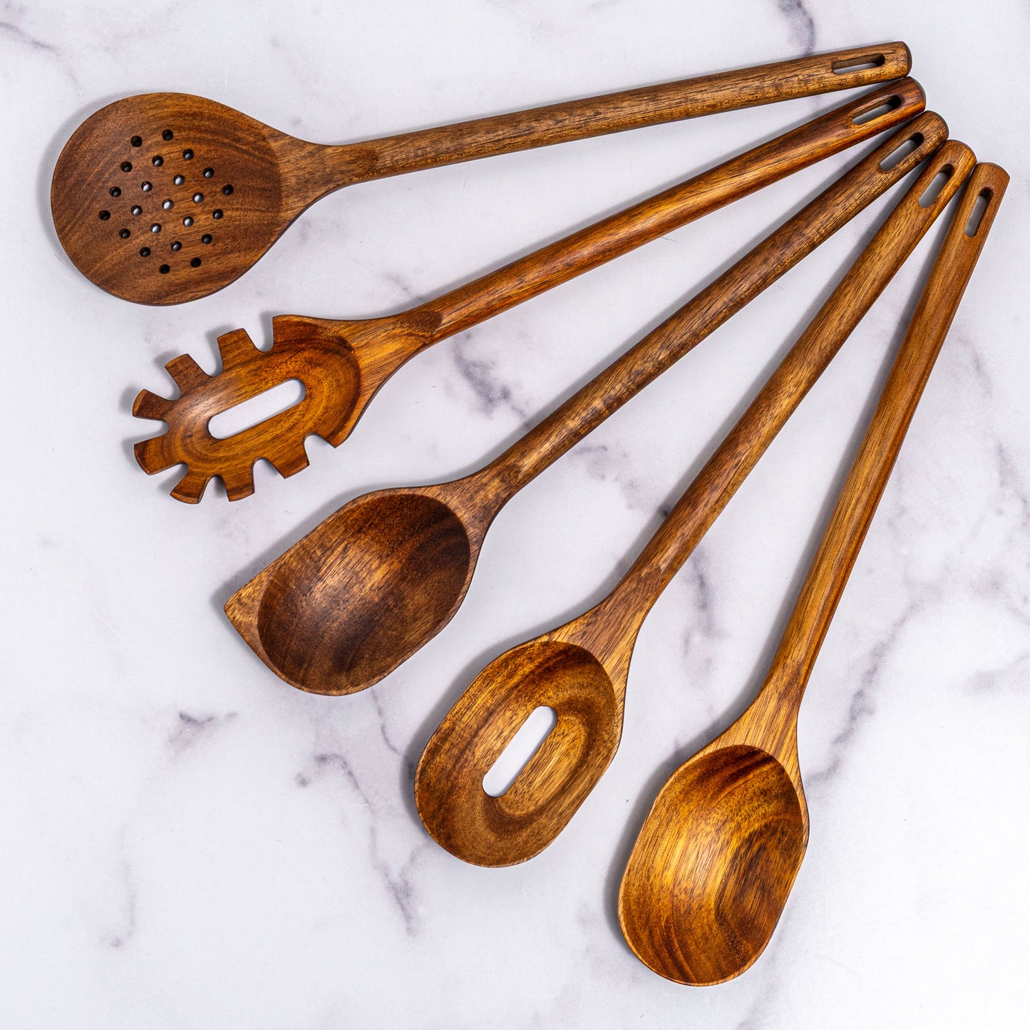 Acacia Wood Cooking Utensil Set